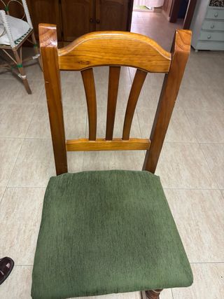 pack de 6 Sillas de madera de comedor