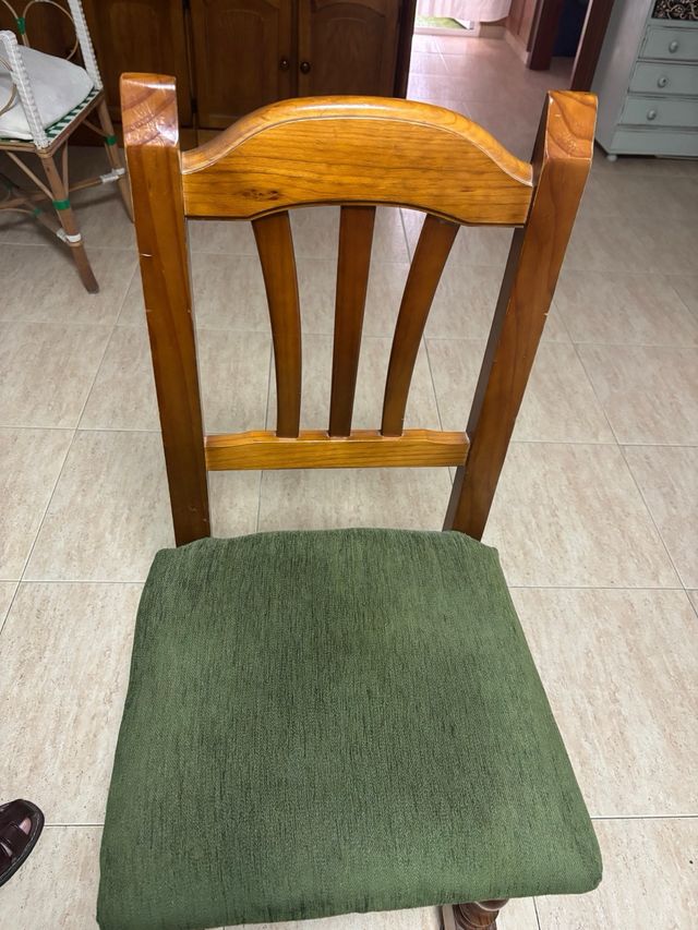 pack de 6 Sillas de madera de comedor