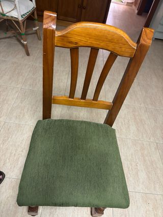 pack de 6 Sillas de madera de comedor