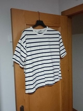 Camiseta rayas Zara XL