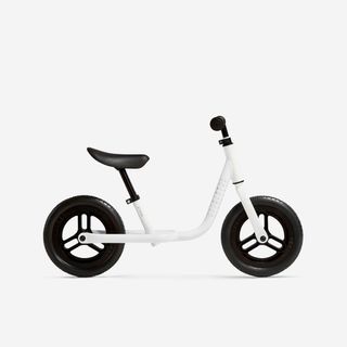 Bicicleta sin pedales niños 10 pulgadas Runride 100 blanco
