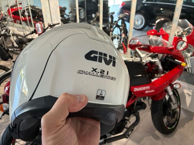 Casco Modular Blsnco Givi X21 Challenguer