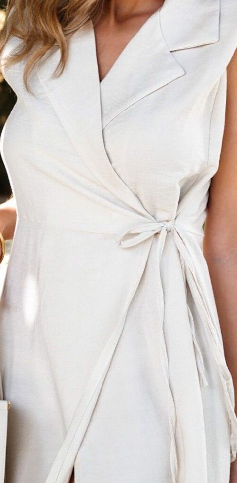 Vestido blanco camisero