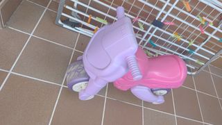 Moto Feber infantil rosa-lila
