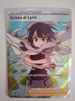 Carta Allenatore Grinta di Lyris - Pokemon