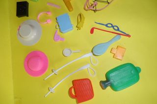 lotto accessori clone barbie vintage anni 80 Tanya