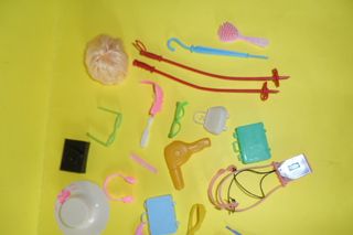 lotto accessori clone barbie vintage anni 80 Tanya