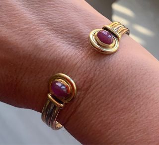 Pulsera oro 18k | Rubíes
