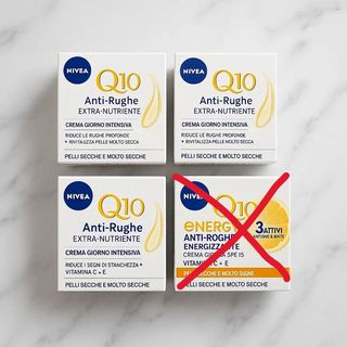 3 Creme NIVEA Q10 Antirughe