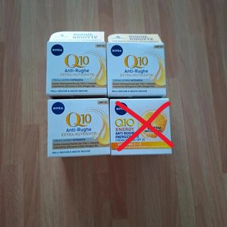 3 Creme NIVEA Q10 Antirughe