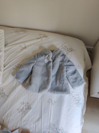 Chaqueta Bebé Gris 6-9 Meses