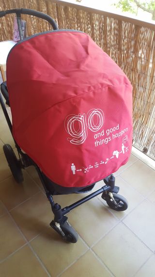 Bugaboo rojo - carrito bebé