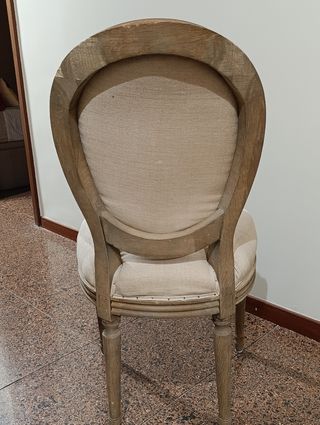 2 Sillas Comedor Estilo Luis XV y regalo otras 2 