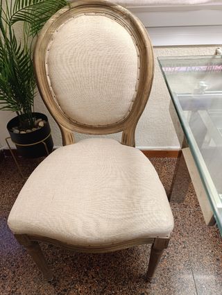 2 Sillas Comedor Estilo Luis XV y regalo otras 2 
