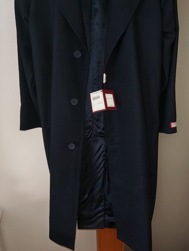 Gabardina Emidio Tucci Negra.