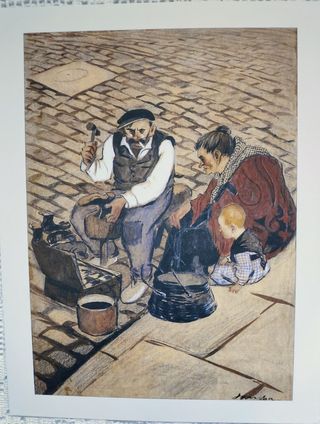 Lámina Francisco de Sancha: Zapatero de viejo