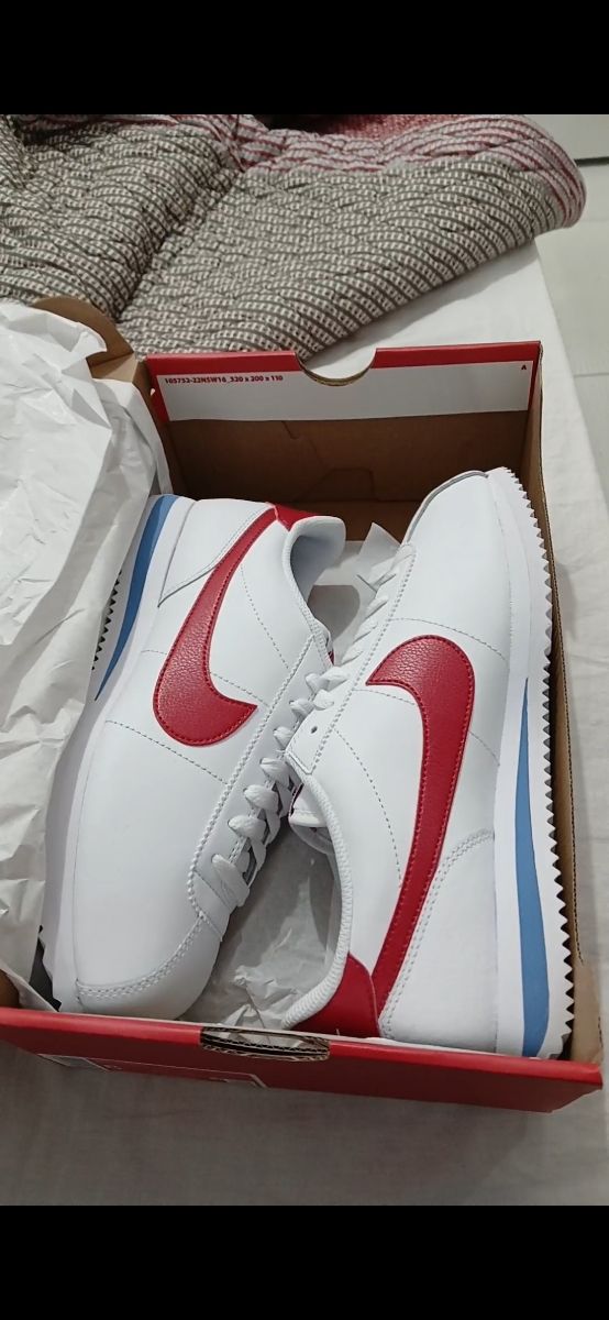 Zapatillas Nike Classic Cortez - rojas y blancas