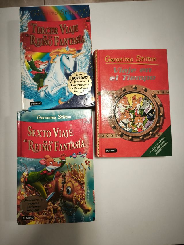 Libros Gerónimo Stilton ( precio por unidad)
