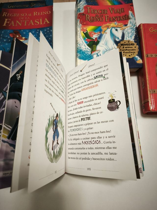 Libros Gerónimo Stilton ( precio por unidad)