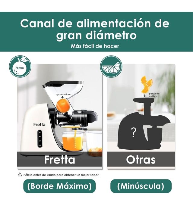 Licuadora Fretta - Exprimidor de Frutas