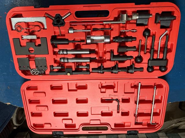 Set di strumenti openwork per la distribuzione del gruppo VW