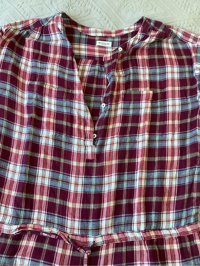 Mono corto escocés granate MASSCOB