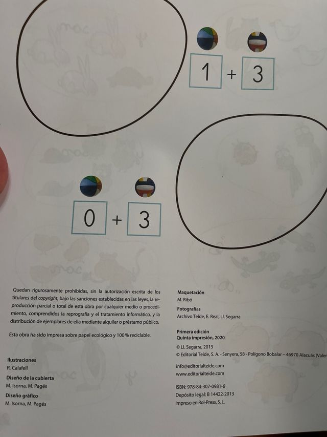 Cuatro y medio - Cuaderno de operaciones