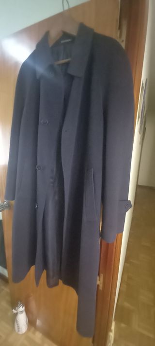 Abrigo negro caballero del corte inglés