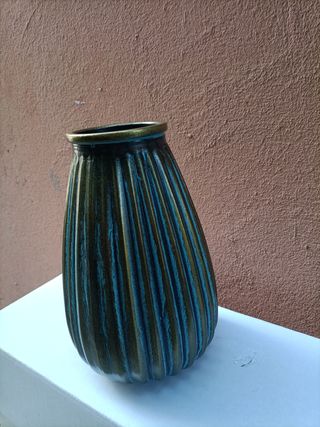 Vaso Ceramica Oro-Verde