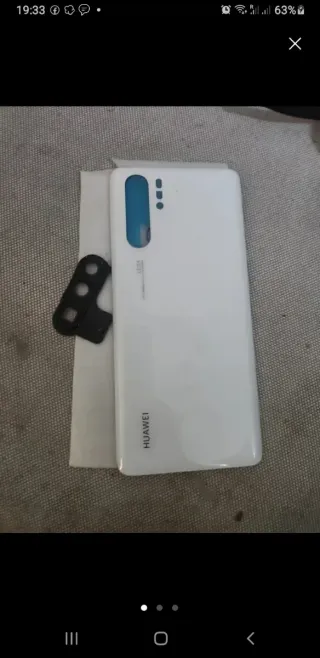 Lote tapas trasera Huawei P30 Pro Aurora y blanca