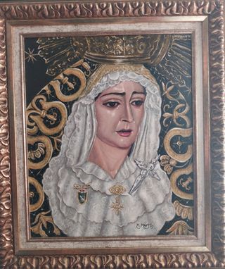 Óleo Paz Vélez (38x46cm) enmarcado