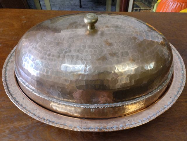 Cubierta para fuente cobre martillado