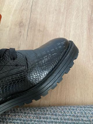 Botas militares negras altas