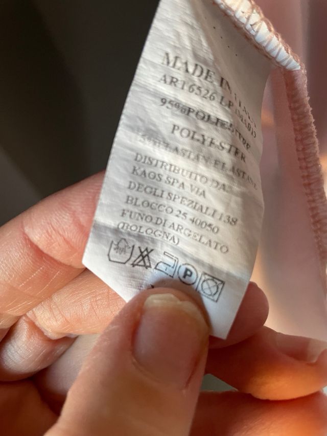 Gonna rosa plissettata