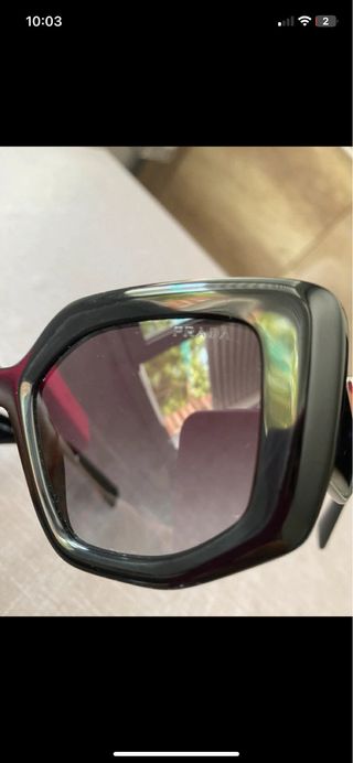 Gafas Prada negras