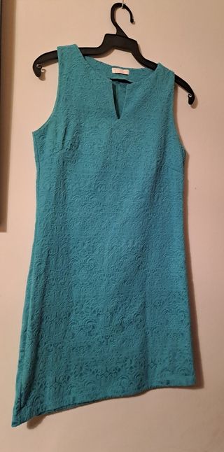 Vestido turquesa informal
