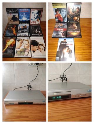 Reproductor DVD + 20 Películas