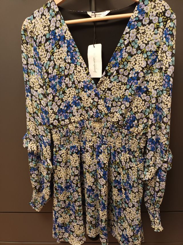 Vestido Stradivarius floral L