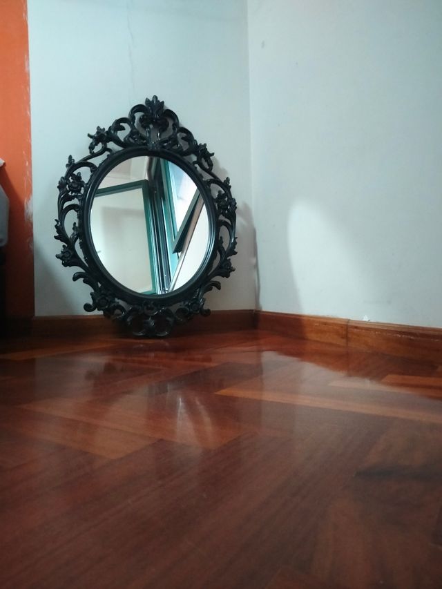 Espejo negro vintage