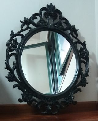 Espejo negro vintage