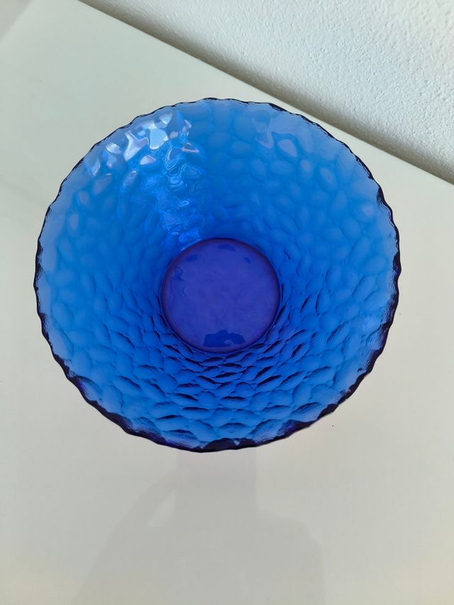 Ciotola vetro blu - Decorativa