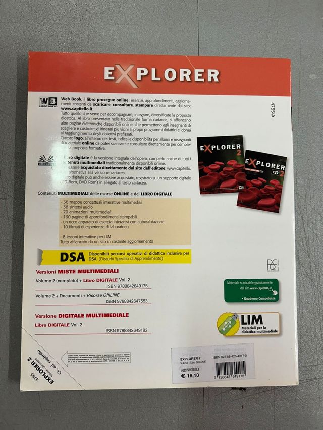 Explorer 2 - Libro Scienze Scuola Media