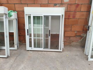 2 ventanas aluminio correderas