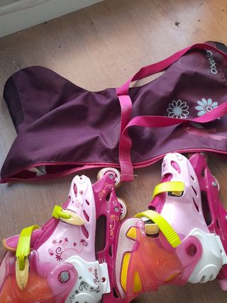 Patines Barbie niña - Ajustables