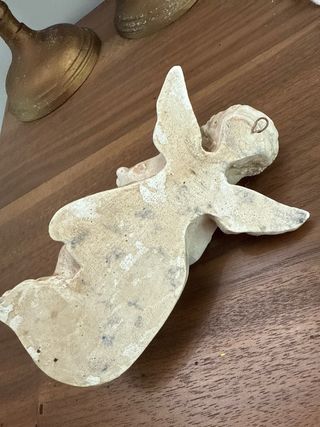 Angelo in gesso: portafortuna