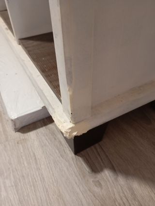 Estantería blanca Ikea -madera maciza
