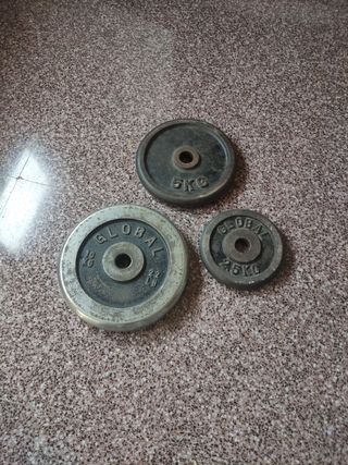 Discos peso Global - 2.5kg, 5kg, 10kg