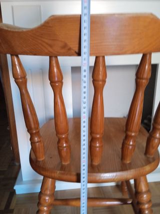 4 Sillas Madera Maciza