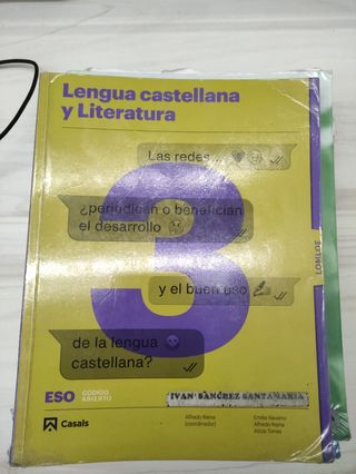 Libros de texto 3° de la ESO 