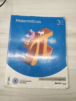 Libros de texto 3° de la ESO 